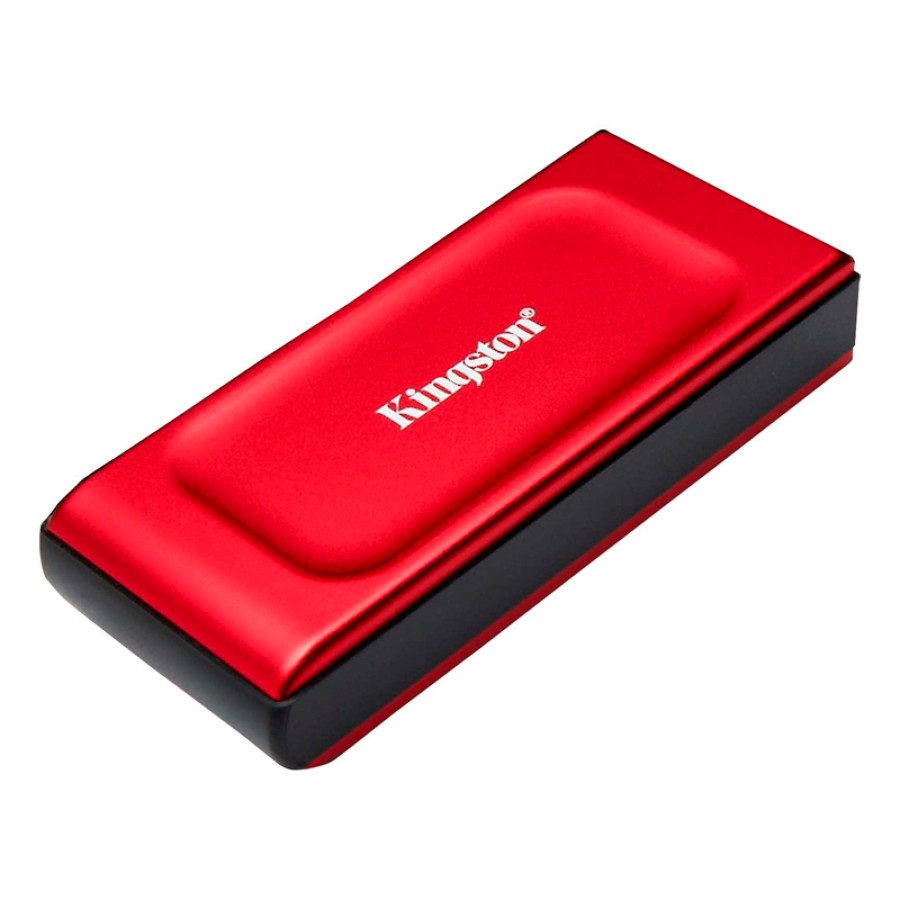 Disco sólido externa Kingston XS1000, 1TB, USB 3.2 Gen 2 Tipo-C, Color Rojo